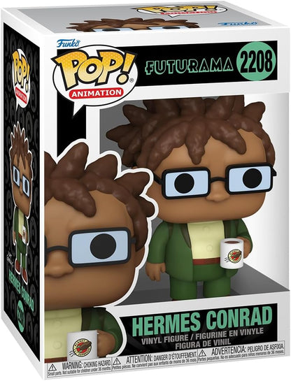 Funko Pop! Animation: Futurama (2208) Hermes Conrad - Vinyl Figure 9cm (Preordine)