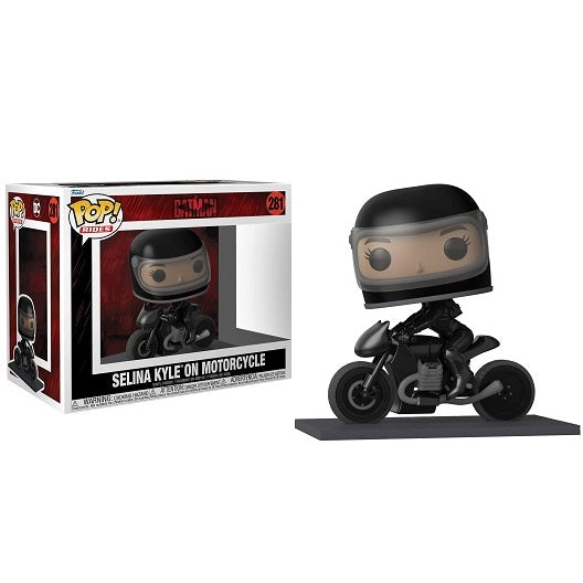 Funko Pop Dc Comics The Batman (2022) - (281) Selina On Motorcycle Vinyl Figure