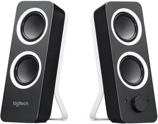 Logitech Speaker 2.0 Z200 10Watt Pc Audio Stereo Completo Jack Audio 3.5Mm Nero