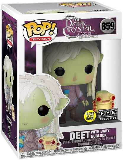 Funko Pop Television The Dark Crystal Deet With Baby Nurlock 859 Special Edition