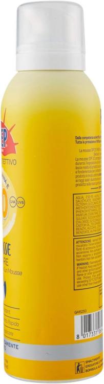 Prep - Spray Solare Mousse Dermoprotettiva Spf20 Raggi Uva-Uvb Protezione Solare