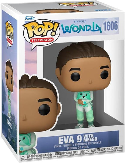 Funko Pop ! Disney Television Skydance Wondla (1606) Eva 9 With Meego Figure 9Cm