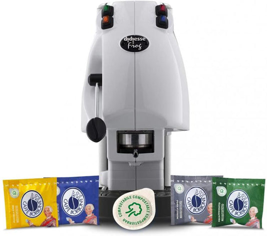DIDIESSE FROG REVOLUTION BASE BIANCO MACCHINA DA CAFFÈ CIALDE 44MM ESPRESSO