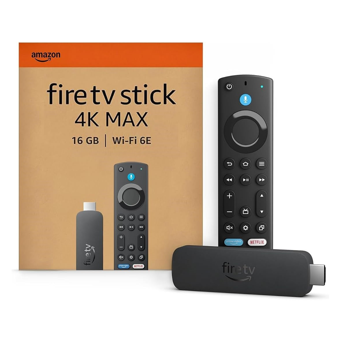 Amazon Fire Tv Stick 4K MAX (Wi-Fi 6E) Telecomando Vocale Alexa Android Dolby Vision