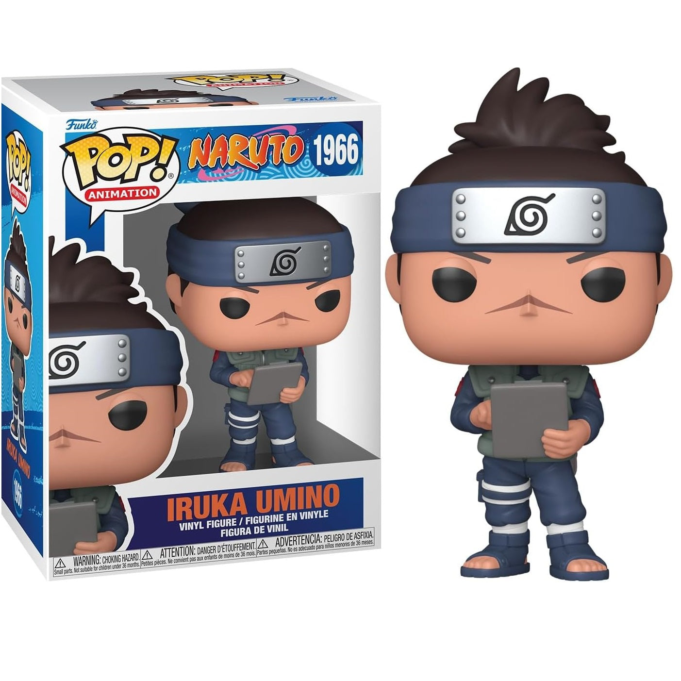 Funko Pop ! Animation Naruto Classic - (1966) Iruka Umino Vinyl Figure Konoha 9cm