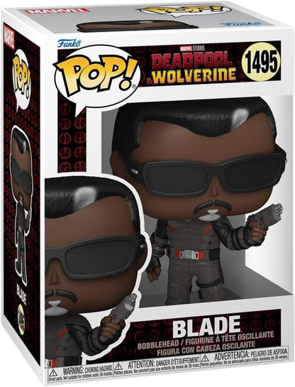 Funko Pop ! Marvel Studios - Deadpool & Wolverine (1495) Blade Vinyl Figure 9Cm