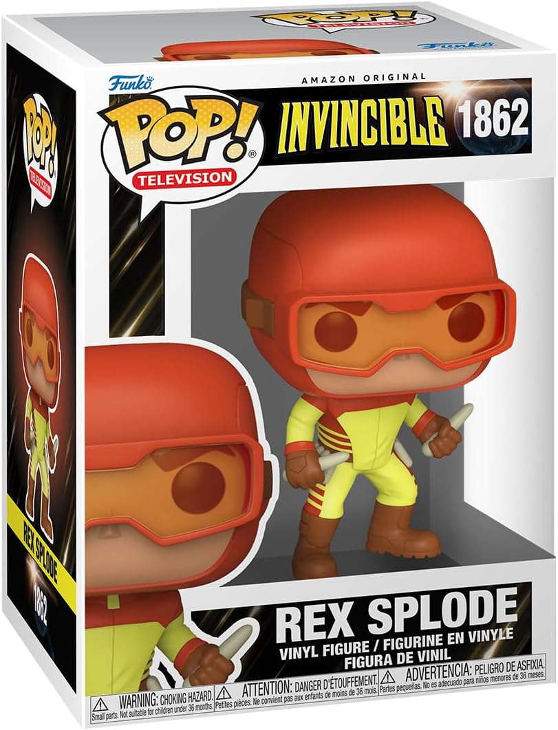 Funko Pop! Television: Invincible 2 (1862) Rex Splode - Vinyl Figure 9cm