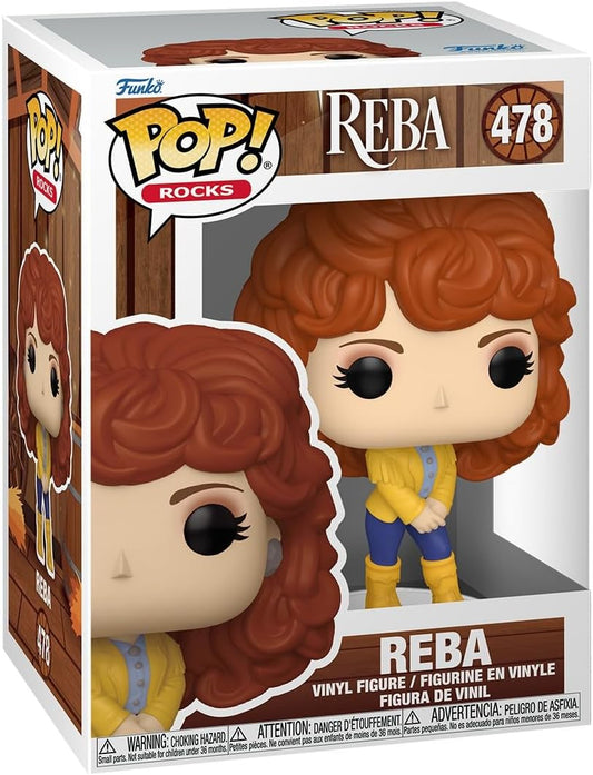 Funko Pop ! Rocks Country (478) Reba McEntire (Cowgirl) Figure 9cm