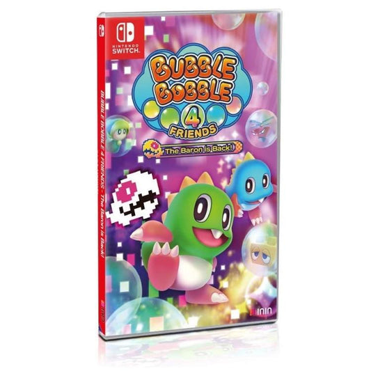 BUBBLE BOBBLE 4 FRIENDS THE BARON IS BACK NINTENDO SWITCH GIOCO ITALIANO NUOVO