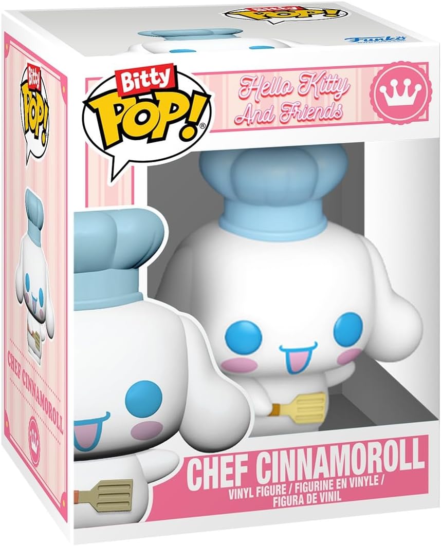 Funko Bitty Pop! Town Hello Kitty And Friends: Chef Cinnamoroll With Café Cinnamoroll - Mini Figure 5cm