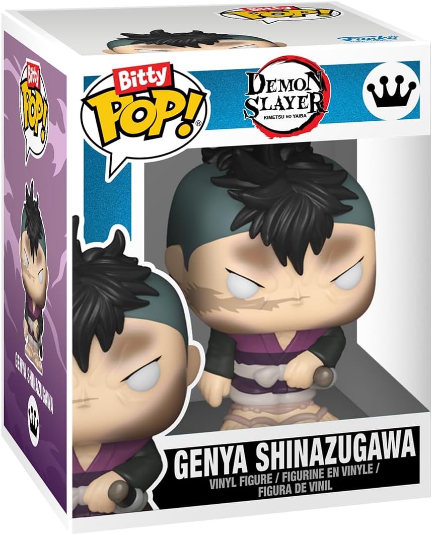 Funko Bitty Pop! Demon Slayer (4 Pack) w/ Bitty Display Chase Edition - Mini Vinyl Figure 2cm