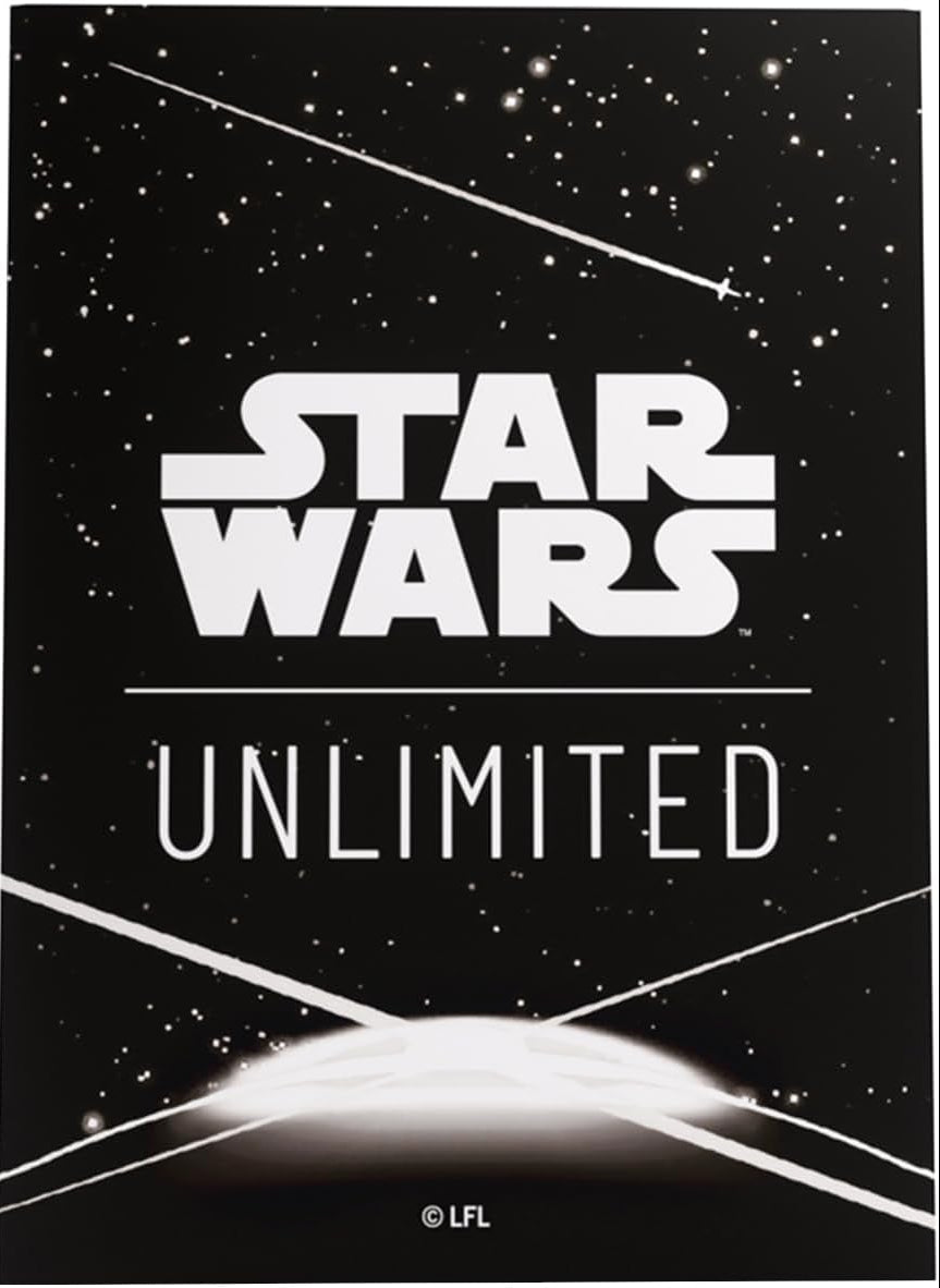 Asmodee Star Wars Unlimited White Art Sleeves – Pack of 60 Art Sleeves And 1 Clear Sleeve