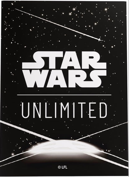 Asmodee Star Wars Unlimited White Art Sleeves – Pack of 60 Art Sleeves And 1 Clear Sleeve
