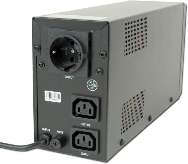 Techmade Gembird Ups 650Va Display Ac Restart 2Xc13 1Xshuko Gruppo Continuita'