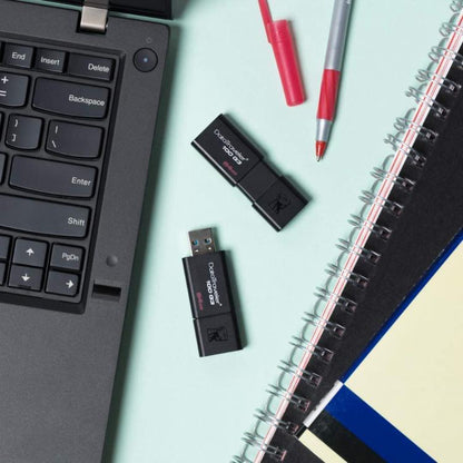 Kingston Pendrive Datatraveler 64Gb Dt100G3 64Gb Usb 3.0 Nero Chiavetta Memoria