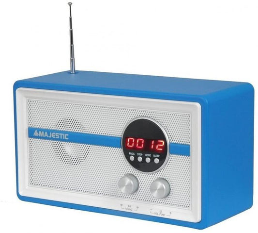 Majestic Radiosveglia Wr-140 Mp3 Usb Ricarica Dispositiva Via Usb Display A Led