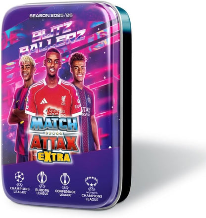Topps Match Attax Extra 2025 / 2026 Mega Tin Carte UEFA Champions League