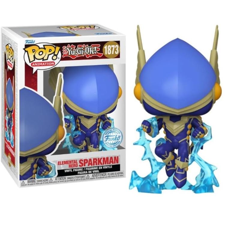 Funko Pop ! Animation - Yu-Gi-Oh (1873) Elemental Hero Sparkman Vinyl Figure 9Cm