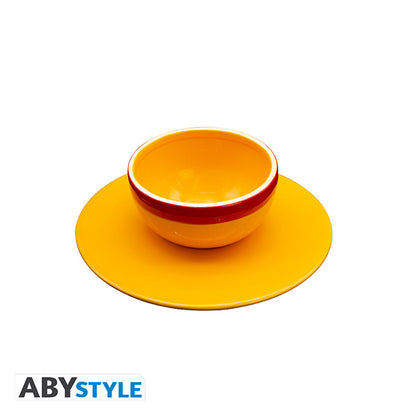 ABYstyle - Ciotola Ramen ONE PIECE - Strawhat (Cappello di paglia) - Ramen Bowl 270 ml - (Set Ciotola E Piatto) Cucina Giapponese - Cardboard box