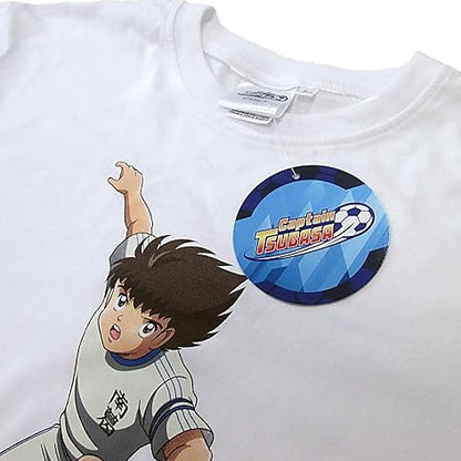 Difuzed - T-Shirt Captain Tsubasa - Anime – Maglietta Holly e Benji – Maglia (Tg. M)