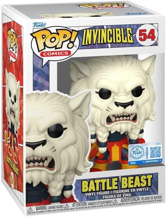 Funko Pop! Comics: Invincible (54) Battle Beast Special Edition - Vinyl Figure 9cm