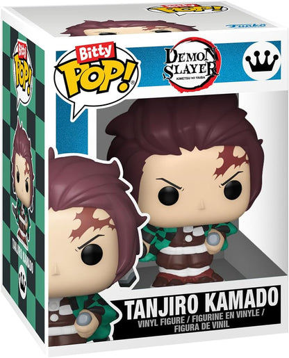 Funko Bitty Pop! Demon Slayer (4 Pack) w/ Bitty Display Chase Edition - Mini Vinyl Figure 2cm