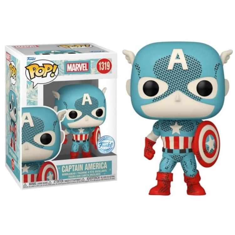 Funko Pop ! Marvel Retro Imagined 100Th- (1319) Captain America Special Edition