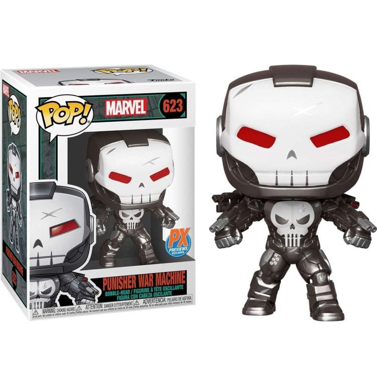 Funko Pop ! Marvel (623) Punisher War Machine Vinyl Figure 9Cm Statua Collezione