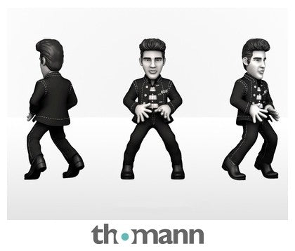 Minix - Elvis Presley Jailhouse Rock (Music 120) Figure 12Cm Statua Live B&W