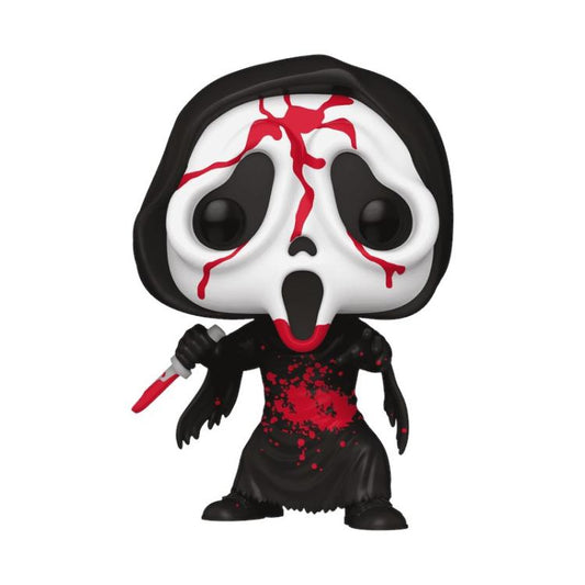 Funko Pop ! Movies Horror - (1607) Ghostface Figure Bloody Ghost Face Special