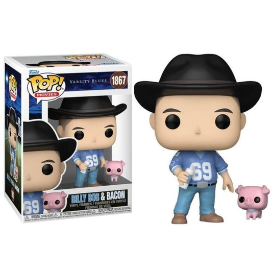 Funko Pop ! Movies - Varsity Blues (1867) Billy Bob & Bacon Vinyl Figure 9Cm