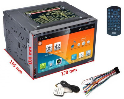 AUTORADIO 2 DIN ANDROID 7" STEREO AUTO TOUCH CD DVD BLUETOOTH USB WIFI RDS GPS
