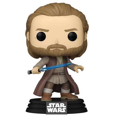 Funko Pop ! Star Wars Obi-Wan S2 : (629) Obi-Wan Kenobi Bobble Vinyl Figure 9Cm