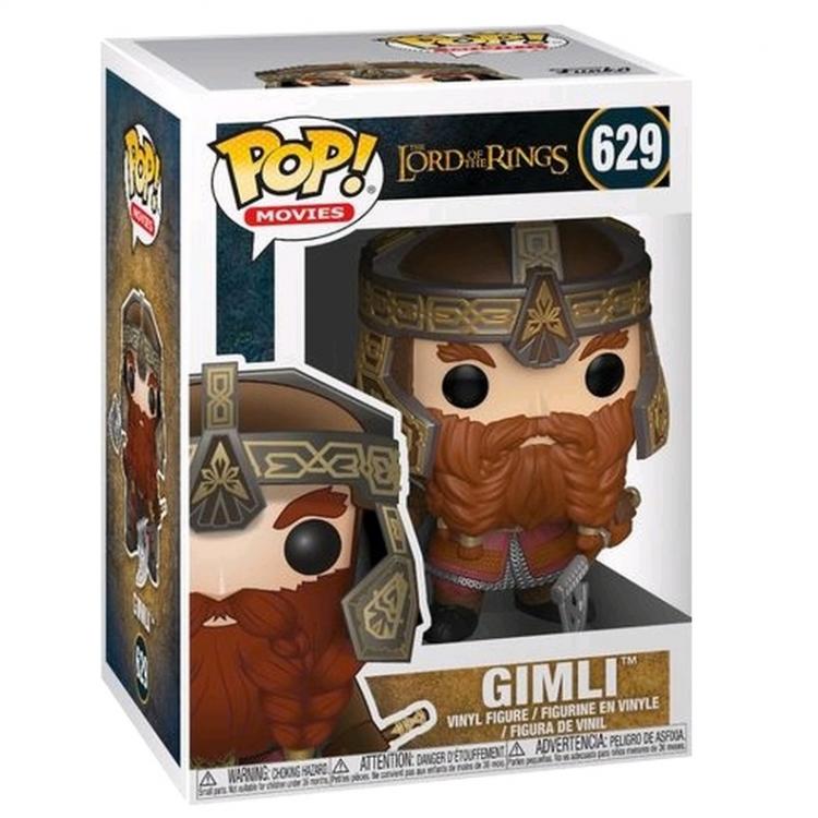 Funko Pop ! Movies Lord Of The Rings - (629) Gimli Figure Signore Degli Anelli