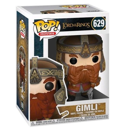Funko Pop ! Movies Lord Of The Rings - (629) Gimli Figure Signore Degli Anelli