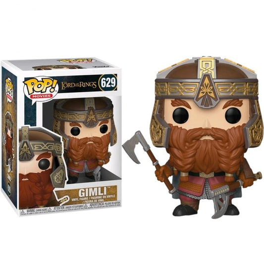 Funko Pop ! Movies Lord Of The Rings - (629) Gimli Figure Signore Degli Anelli
