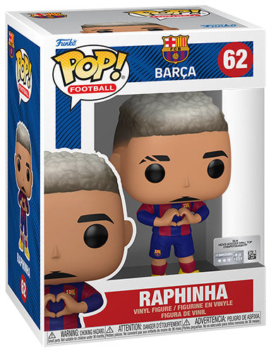 Funko Pop ! Football Barcellona (62) Raphinha Vinyl Figure Player Football