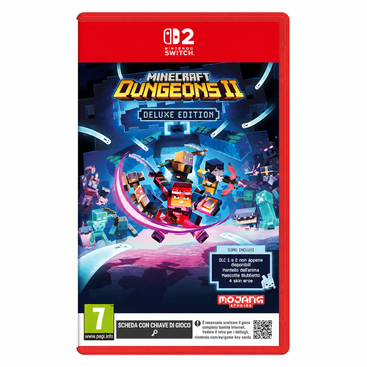 Minecraft Dungeons II Nintendo Switch 2 Gioco ITA (Preorder) - Keycard Pal Nuovo