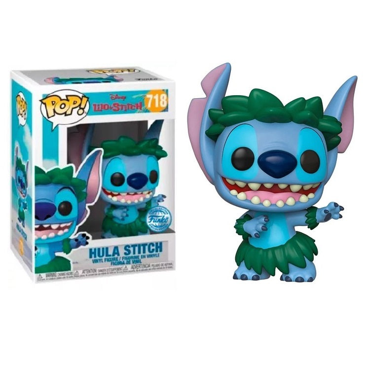 Funko Pop ! Disney Lilo & Stitch - (718) Hula Stitch Figure Dancing Special 9Cm