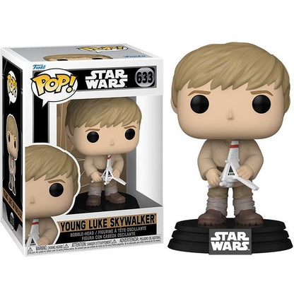 Funko Pop ! Star Wars Obi-Wan S2 : (633) Young Luke Skywalker Vinyl Figure 9Cm