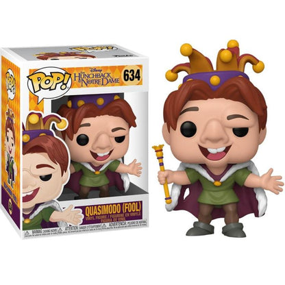 Funko Pop ! Disney Il Gobbo Di Notre Dame (634) Quasimodo Fool Vinyl Figure 9Cm