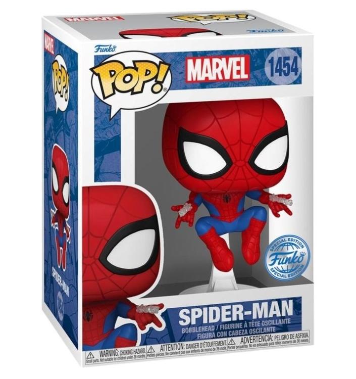 Funko Pop! Marvel (1454) Spider-Man Web Swing Spidey Special Edition Figure 9Cm