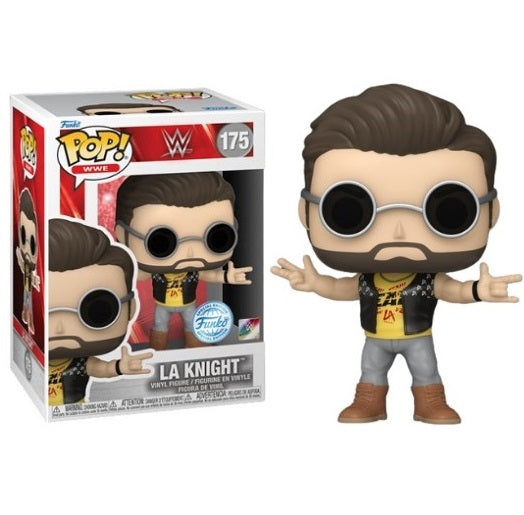 Funko Pop ! Wwe (175) La Knight Figure Special Exclusive Mt Wrestling Vinyl 9Cm