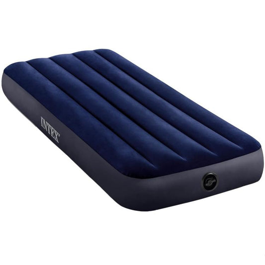 Intex Materassino Singolo Gonfiabile Fiber-Tech Downy Campeggio Mare 191X76X25Cm