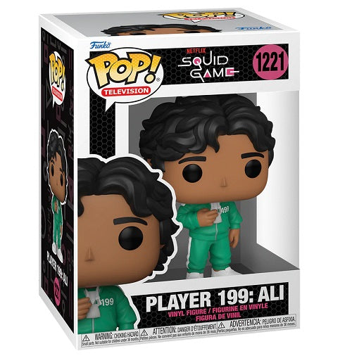 Funko Pop ! Television Squid Game - (1221) Player 199 Ali Figure Vinyl 9Cm Nuovo