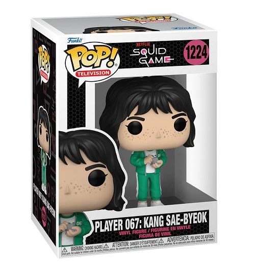 Funko Pop ! Television Squid Game - (1224) Player 067 Kang Sae-Byeok Figure 9Cm
