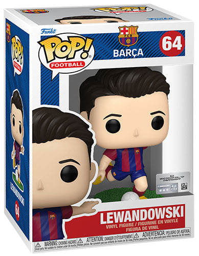 Funko Pop ! Football Barcellona  - (64) Robert Lewandoski Figure Vinyl 9Cm Barca