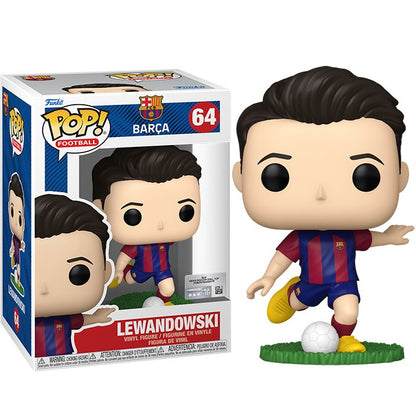 Funko Pop ! Football Barcellona  - (64) Robert Lewandoski Figure Vinyl 9Cm Barca