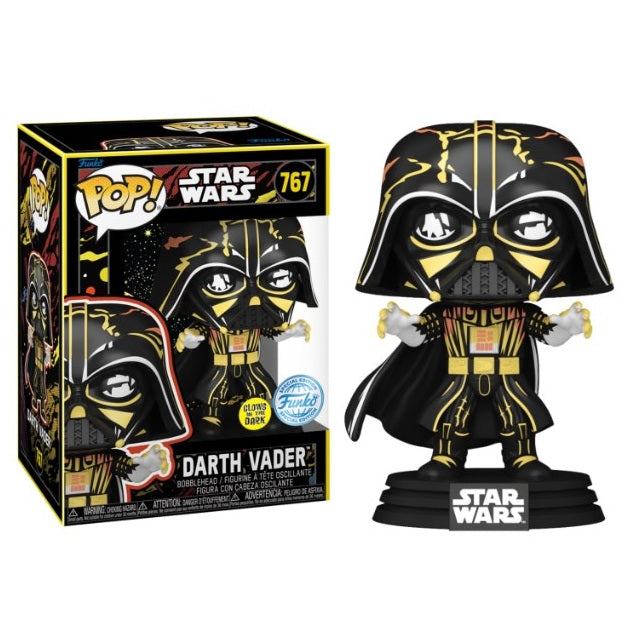 Funko Pop ! Star Wars (767) Darth Vader Glow In The Dark - Vinyl Figure 9Cm