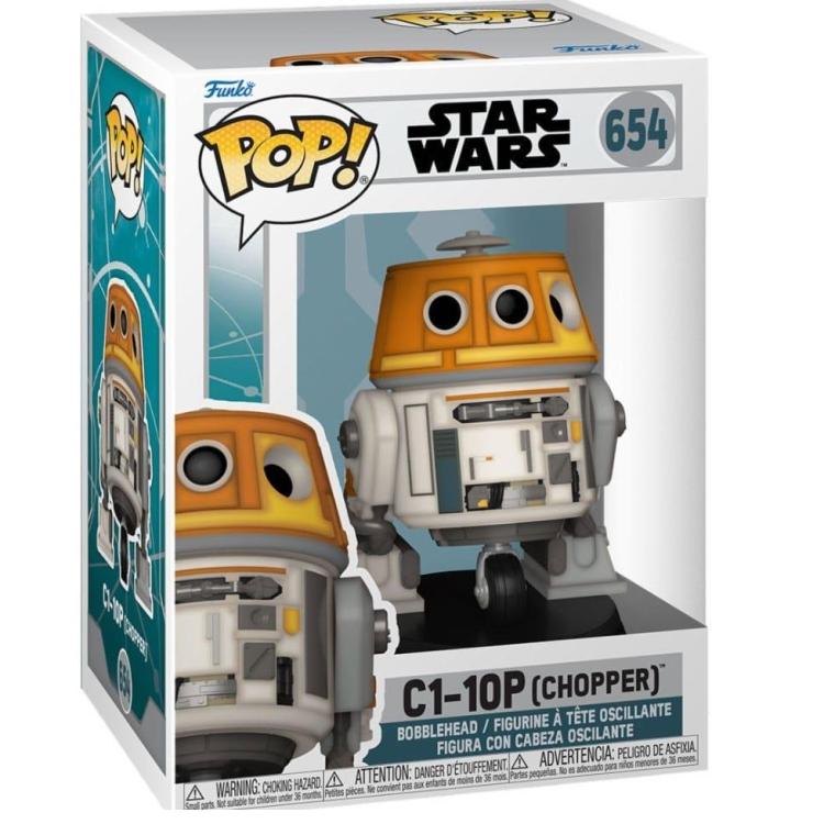 Funko Pop ! Star Wars Ahsoka - (654) C1-10P (Chopper) Vinyl Figure 9Cm Film